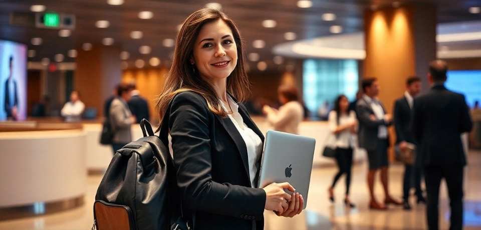 What to Bring to a Business Conference Woman